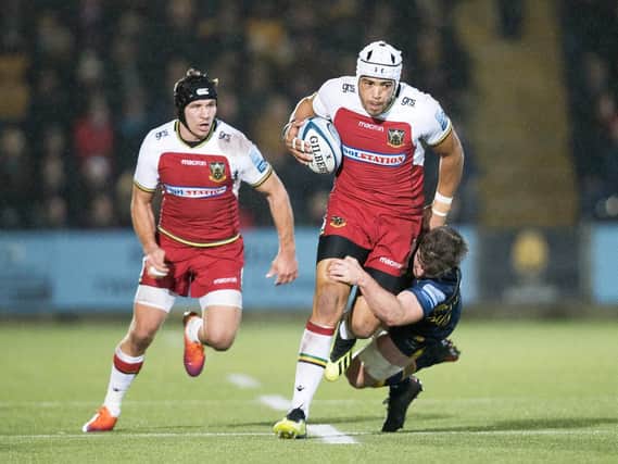 Luther Burrell was in fine form for Saints at Worcester last Friday (picture: Kirsty Edmonds)