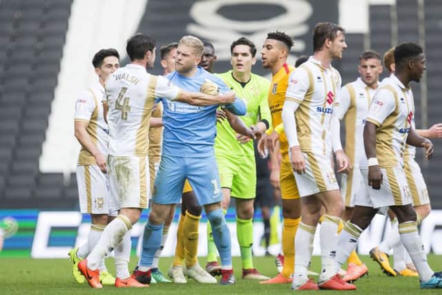 Cobblers lost 1-0 in October's reverse fixture at MK Dons