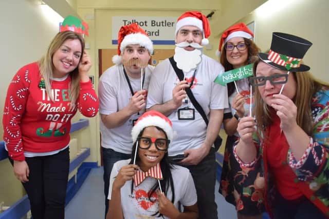The kind-hearted Lewis Foundation walked the wards of NGH on Christmas Eve and Christmas Day to treat those who are going through a tough time in the festive season.