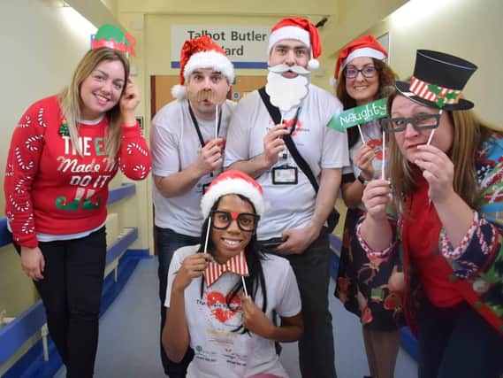 The kind-hearted Lewis Foundation walked the wards of NGH on Christmas Eve and Christmas Day to treat those who are going through a tough time in the festive season.