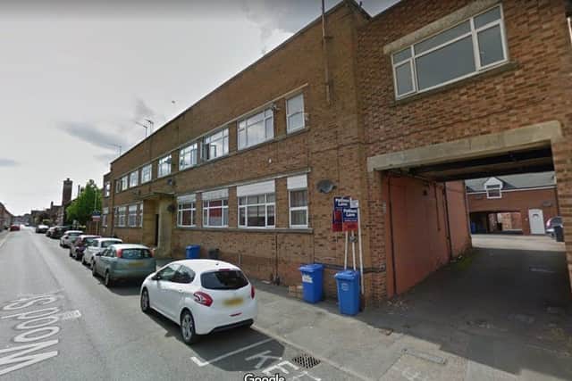 Woodlands Court, Wood Street, Kettering, where the body was found