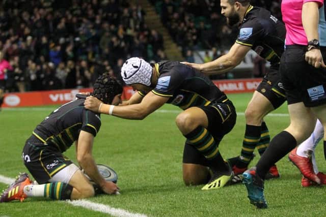 Piers Francis took the plaudits after scoring Saints' first try