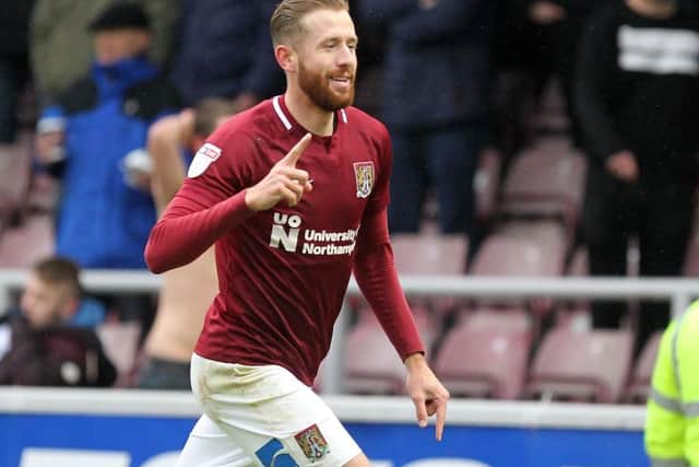Kevin van Veen has scored 10 goals for the Cobblers this season