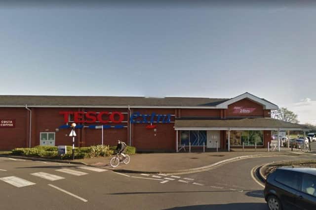 Did you see anything suspicious take place outside Tesco in Mereway last week?
