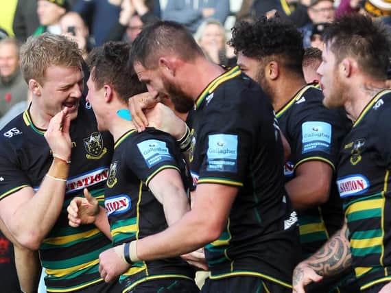 Saints secured a huge win in their league meeting with Wasps at Franklin's Gardens in November (picture: Sharon Lucey)