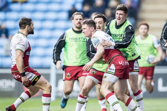 Fraser Dingwall scored for Saints during the first half (pictures: Kirsty Edmonds)