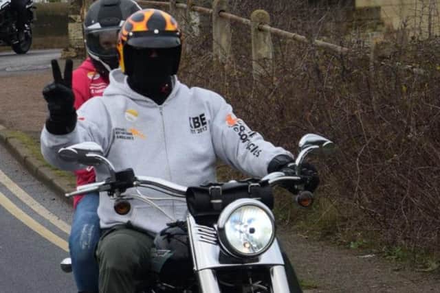 The convoy left All Seasons Cafe in Billing Garden Centre for a 48-mile tour of Northamptonshire.