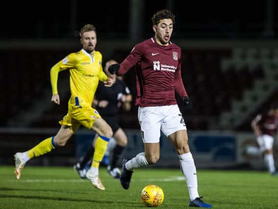 Matt Crooks was part of a strong Cobblers side that took on Bristol Rovers in the Checkatrade Trophy on Tuesday night. Pictures: Kirsty Edmonds