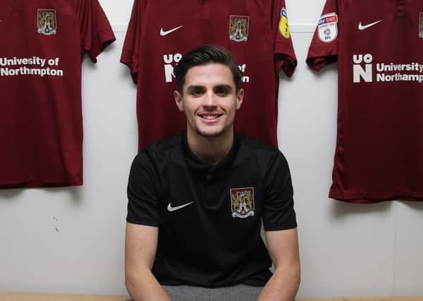 Cobblers loan signing George Cox (Picture: Pete Norton)