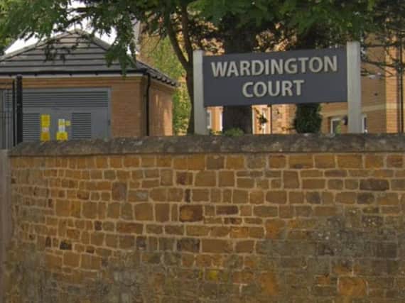 An elderly woman was found dead outside of Wardington Court care home.