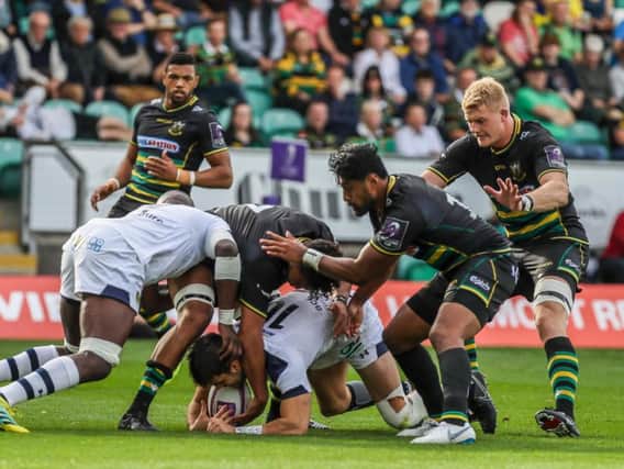 Clermont were too strong for Saints at Franklin's Gardens in October (picture: Kelly Cooper)