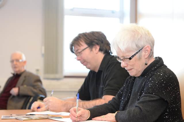 A Mensa testing day from 2014.