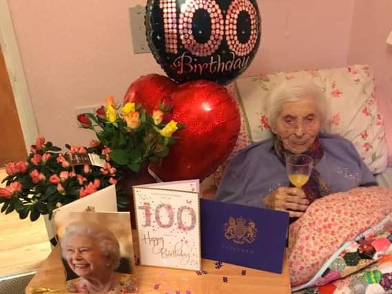 Marjorie Wills - who spent 94 years of her life in Northampton - has passed away aged 100.