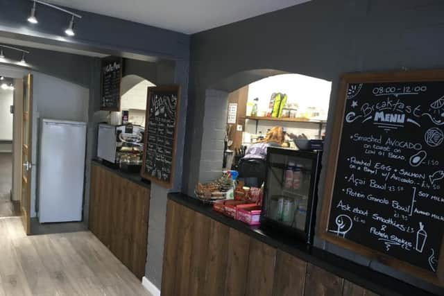 Barber and Bistro offers a rotating healthy menu divided into proteins, carbs and vegetables as well as smoothies.