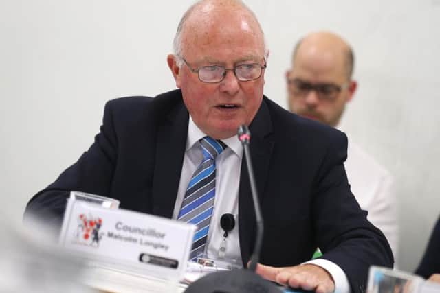 Councillor Malcolm Longley made the comments at Tuesday's cabinet meeting