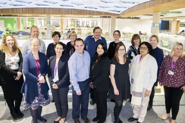 Director of Public Health Lucy Wightman and members of her team