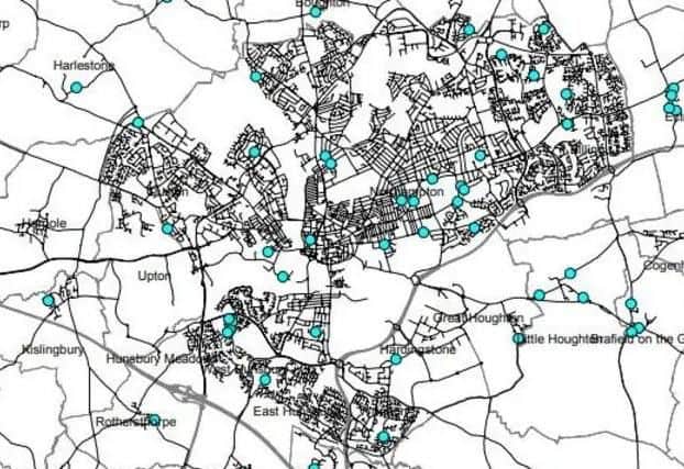 Grit bins that will no longer be replenished by the council this winter