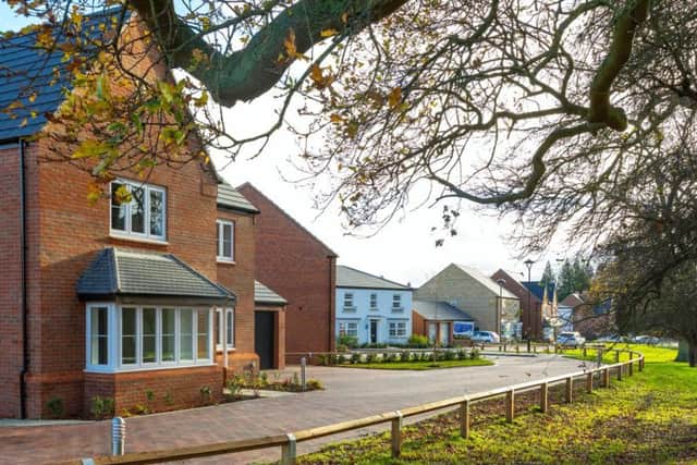 The Bovis Homes development at Flore