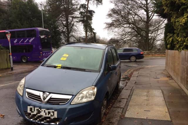 The car at the junction of Kingsthorpe Road and Osbourne Road has not moved in over four months.
