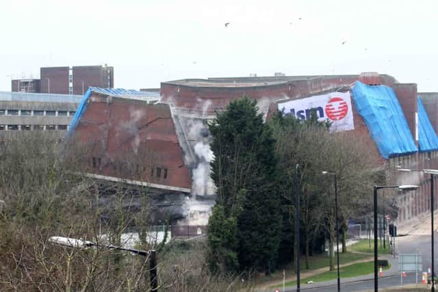 The demolition of Greyfriars Bus Station in 2015