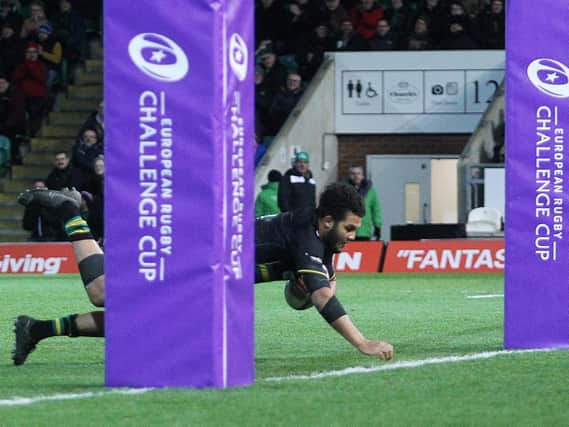 Lewis Ludlam scored one of Saints' 17 tries (pictures: Sharon Lucey)