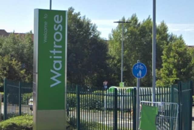 Police arrived at the cash machine outside Waitrose, near Wootton, to find someone had caused 16,000 worth of damage using an disc cutter.