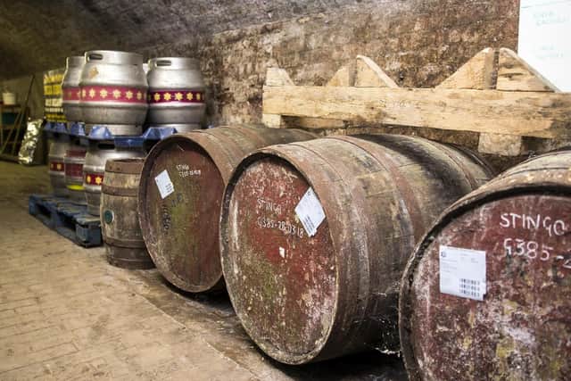Northampton whisky is blended in the tunnel, which has a naturally cool atmosphere as it is so deep beneath the ground. Picture credit: Kirsty Edmonds.