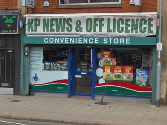 KP News and Off Licence was caught selling cigarettes to an underage teenager