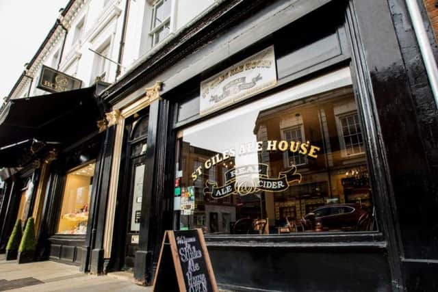 The pub in St Giles Street has no TVs or music to promote the art of talking to one another.