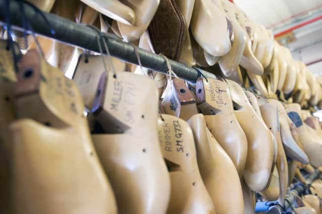 JPI Media file picture: 1,000 pairs of shoes are made in Trickers factory - in the Boot & Shoe Quarter weekly by 96 employees.