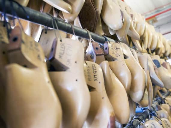 JPI Media file picture: 1,000 pairs of shoes are made in Trickers factory - in the Boot & Shoe Quarter weekly by 96 employees.