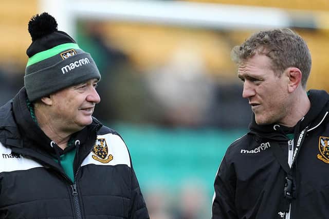 Saints attack coach Sam Vesty (right) felt his side did not meet the standards they wanted to set against Leicester (picture: Sharon Lucey)