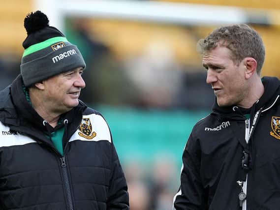 Saints attack coach Sam Vesty (right) felt his side did not meet the standards they wanted to set against Leicester (picture: Sharon Lucey)