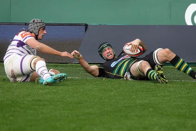 Dom Barrow delivered a try against his old club