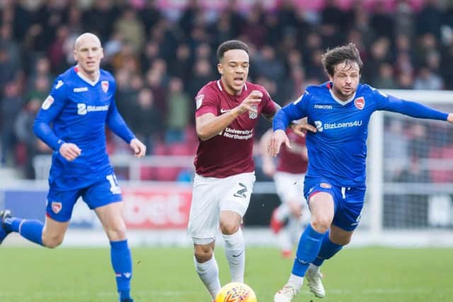 Shay Facey on the attack