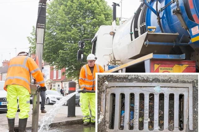 A report says the blocked drains on St Leonard's Road were not the big difference in a flash flood last year.