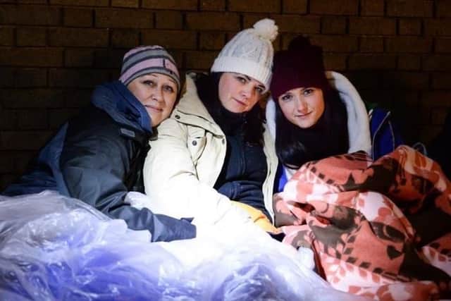 Those who have slept out raised 40,000 in 2017 and 50,000 last year, all for Northampton's Hope Centre.