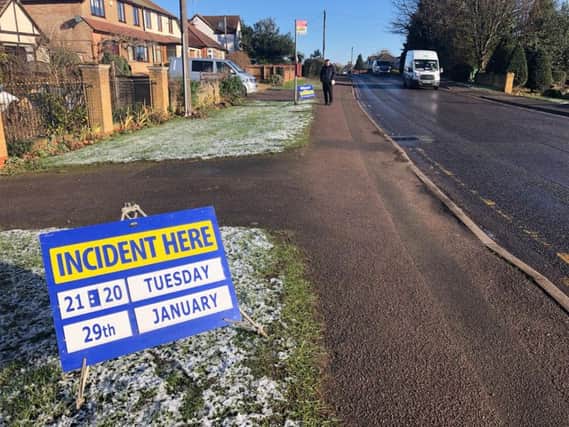 Police are appealing for witnesses following a fatal collision in Booth Rise last night.