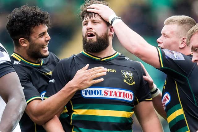 Francois van Wyk was on the scoresheet for Saints against Bristol back in October (picture: Kirsty Edmonds)