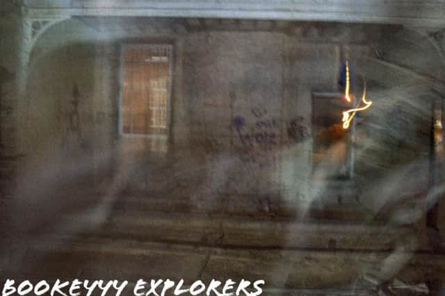 The Boookeyyy Explorers say this picture taken at St Crispin's Hospital shows a ghostly face to the right-hand side of the image.