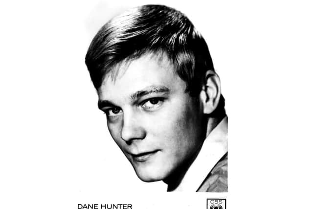 Colin's record label photo as 'Dane Hunter' for CBS records.
