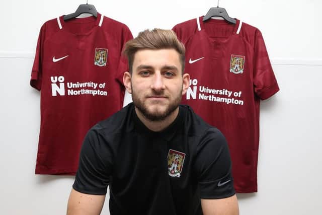 Charlie Goode has signed for the Cobblers on loan from Scunthorpe United (Picture: Pete Norton)