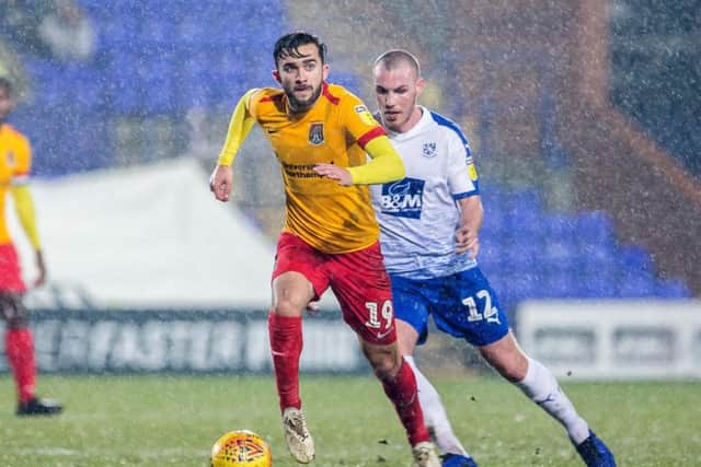 Jack Bridge looks for an opening