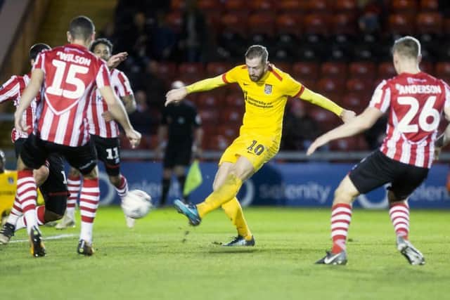 Kevin van Veen then levelled with only nine minutes to go, finding the roof of the net from close-range.