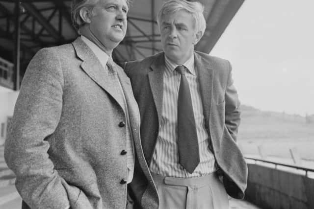 Dave Bowen (left) and Bill Dodgin