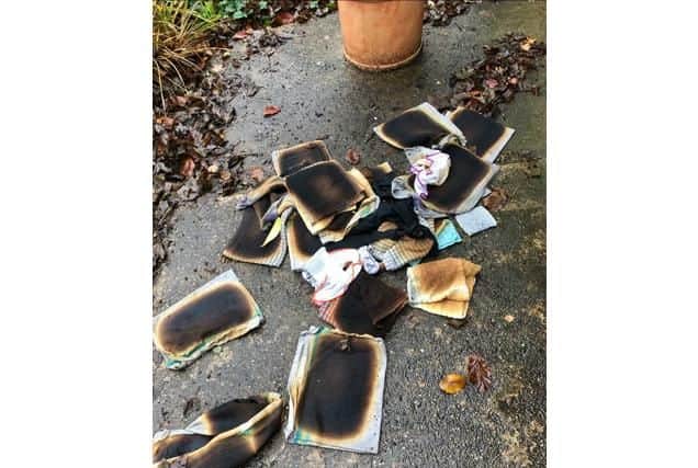 These types of fires happen when apparently clean tea towels containing residue fats or grease are taken from the tumble dryer and piled up, holding the heat still within the centre of the stack