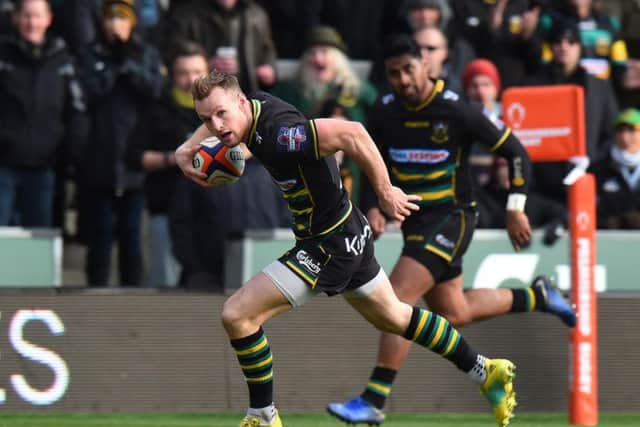 Rory Hutchinson pulled the strings for Saints against Newcastle
