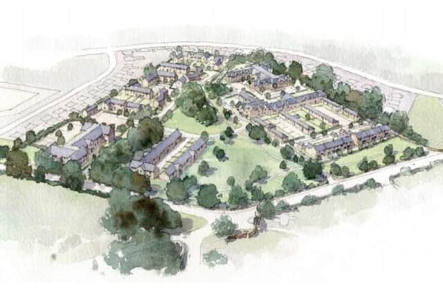 A plan has been submitted to build a retirement complex with an estate of sheltered homes and a 70-bed care home.