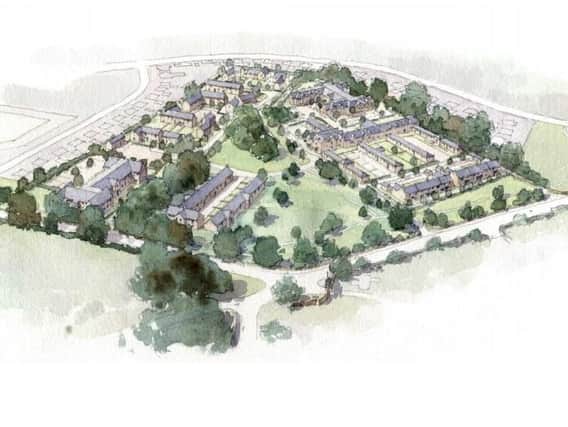 A plan has been submitted to build a retirement complex with an estate of sheltered homes and a 70-bed care home.