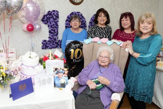 Maud Butler pictured with daughters Myra, Jean, Enid and Iris (L to R). Photo: Alison Bagley